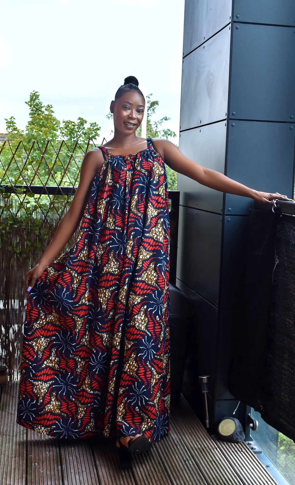 African Print Maxi Dress - Roxi