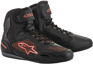 Alpinestars Faster 3 Rideknit Motorcycle Boots, Black/Red