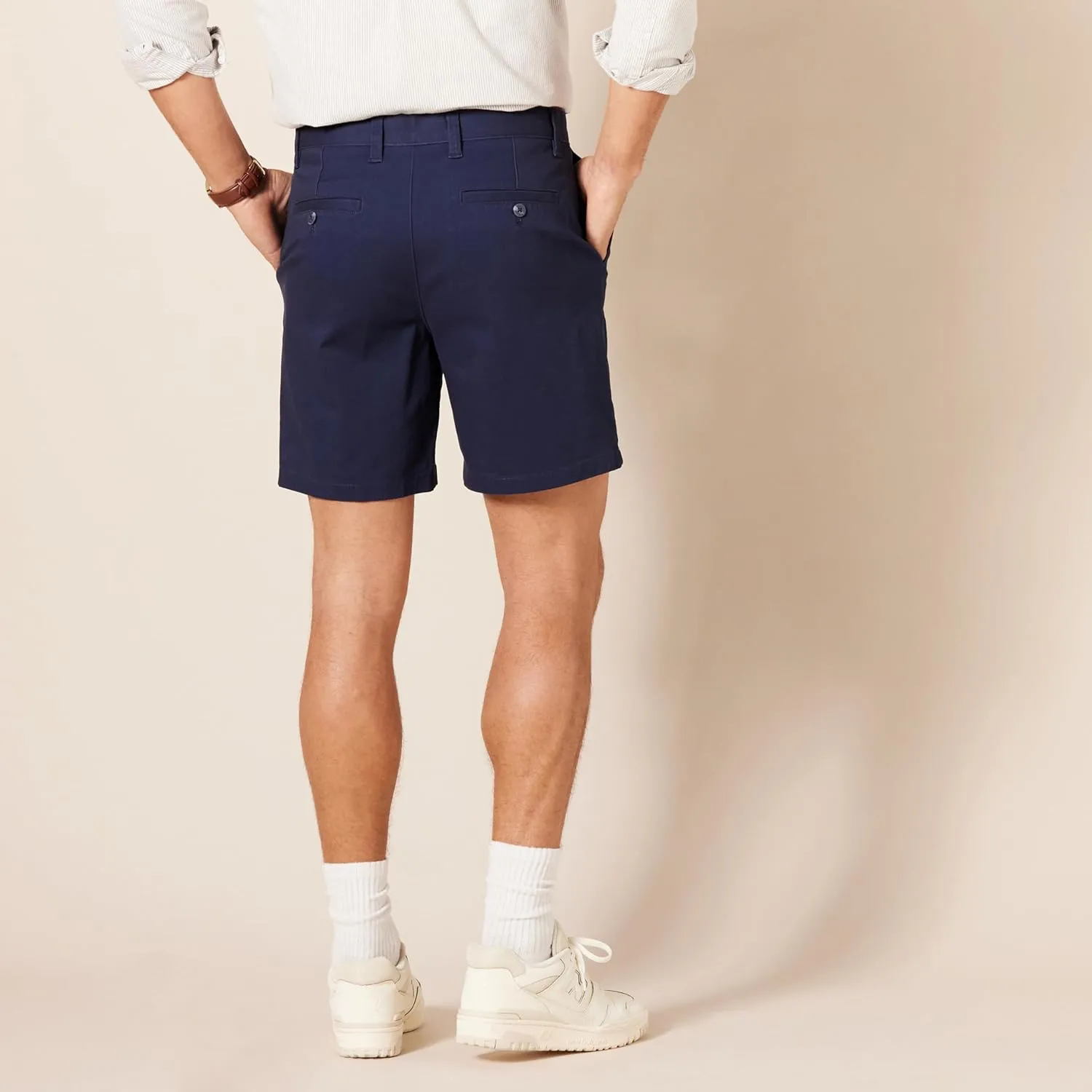 Amazon Essentials Men's Slim-Fit 7" Stretch Chino Short