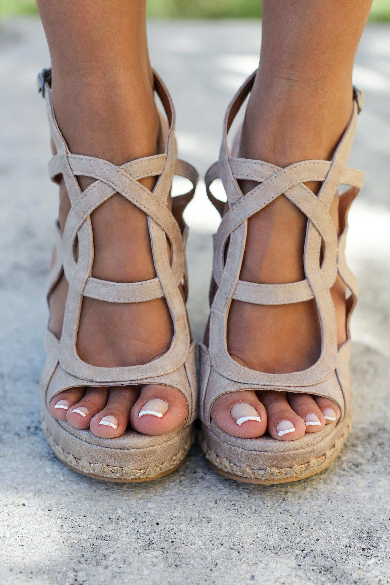 Anatolia Cream Wedges