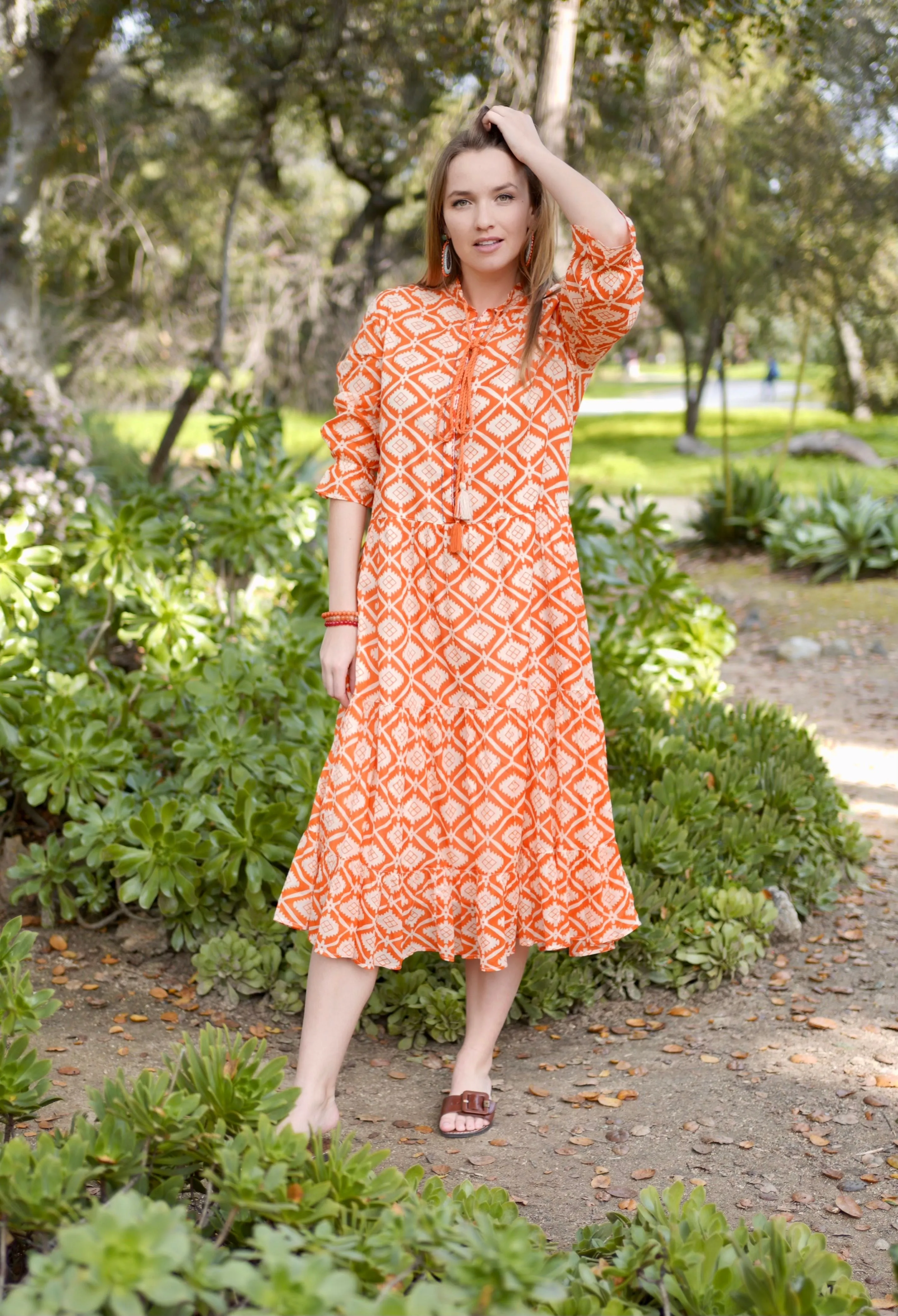 Azima Dress Orange