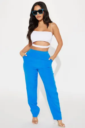 Back At It Trouser Pant - Cobalt Blue