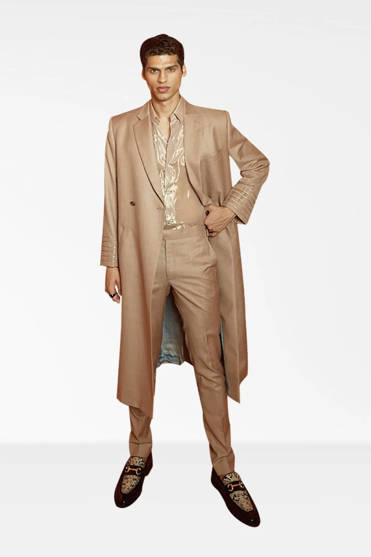 Beige Trench with Belt