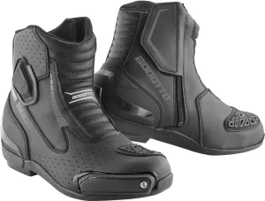 Bogotto Cartagena Motorcycle Boots with Ankle Reinforcement, Black