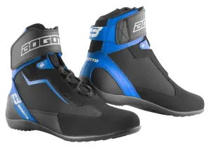 Bogotto Mix Motorcycle Boots with Ankle Reinforcement, Black/Blue