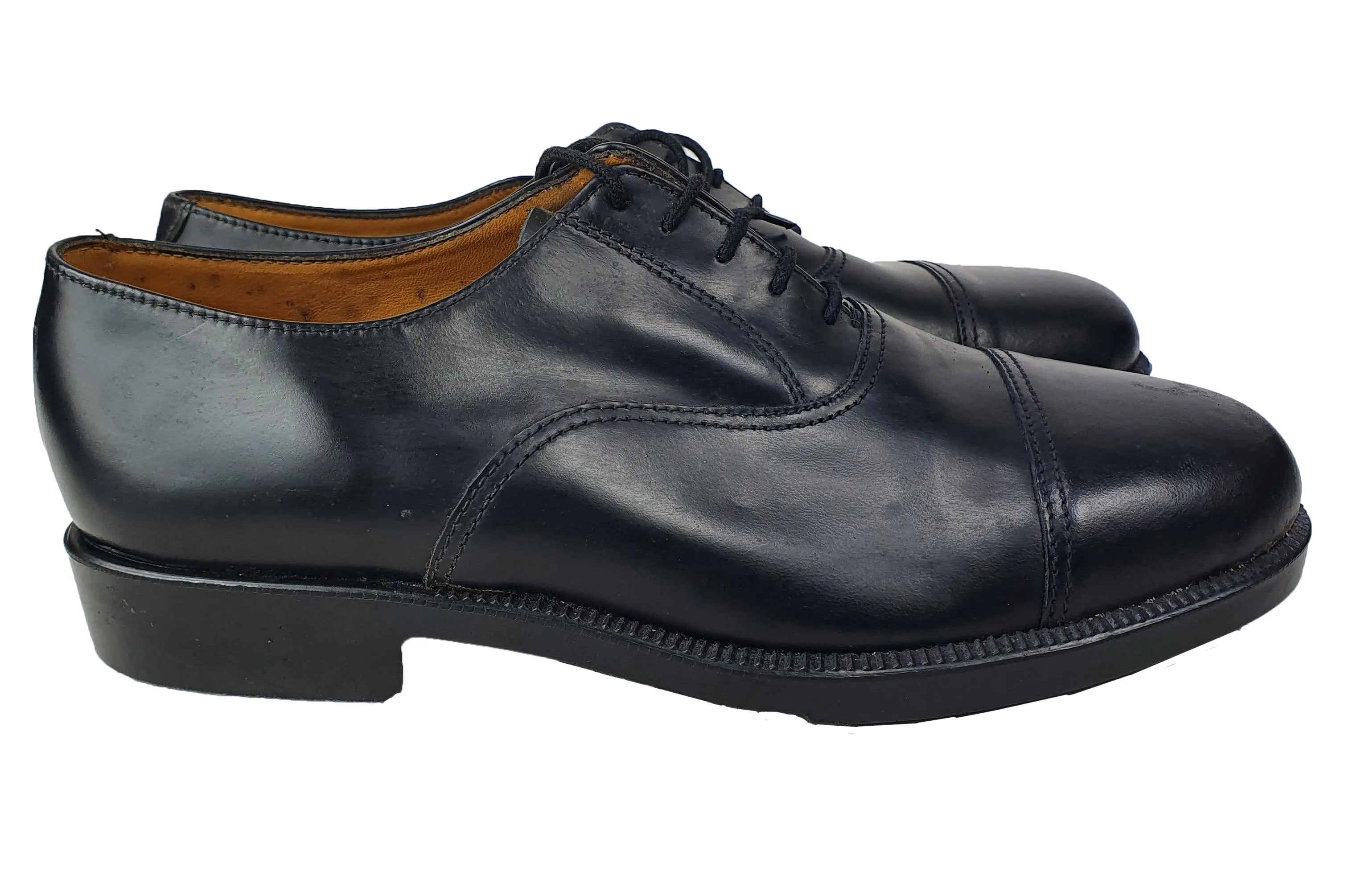 British RAF Parade Shoes - Men's - Grade 1 - with stitched leather toe cap