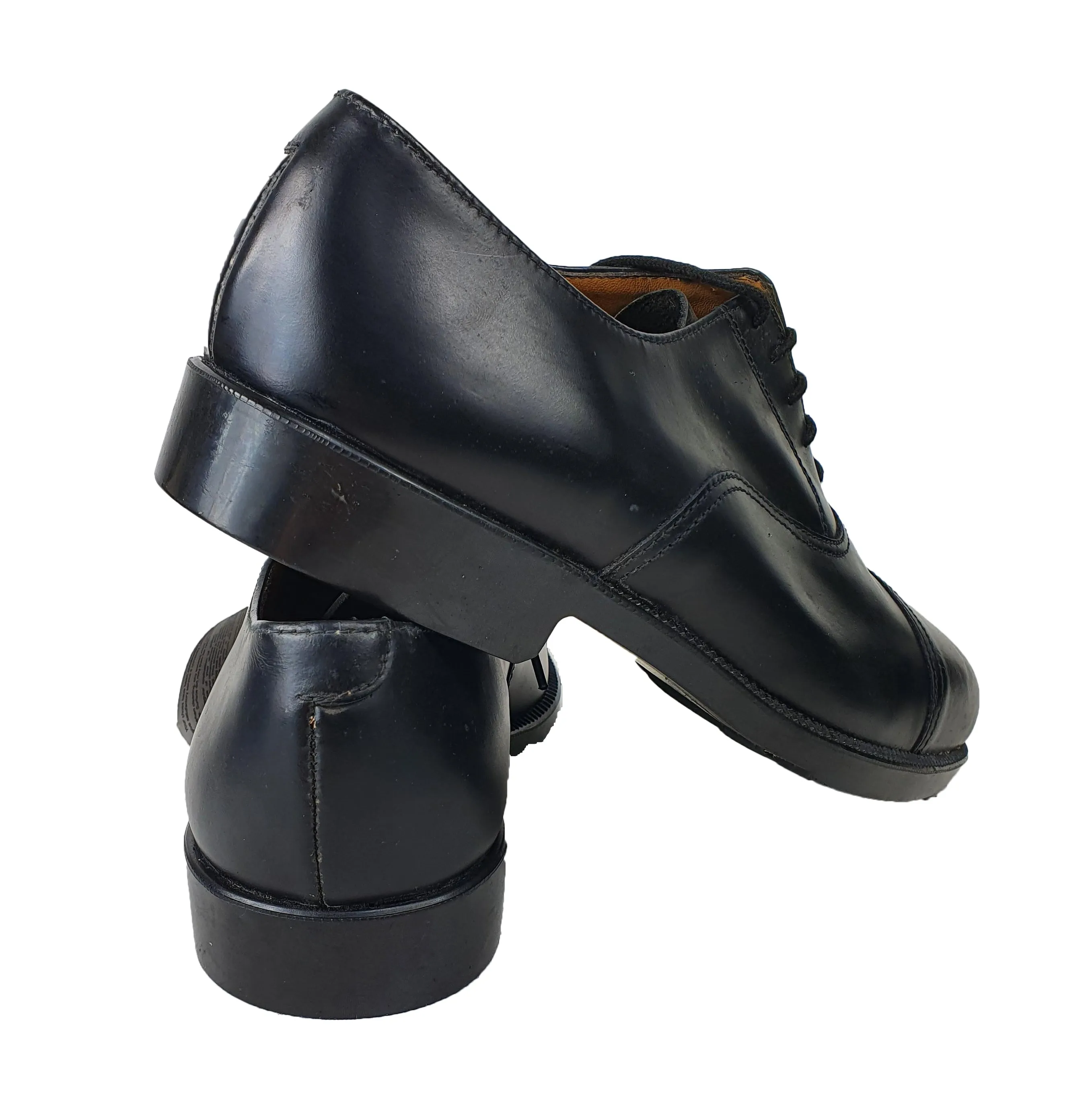 British RAF Parade Shoes - Men's - Grade 1 - with stitched leather toe cap