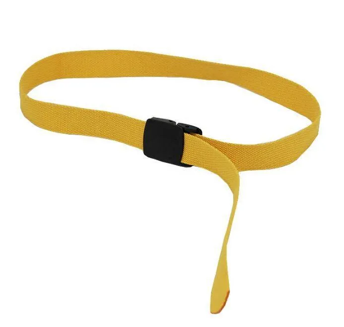 Colorful 90S Plastic Buckle Canvas Belt