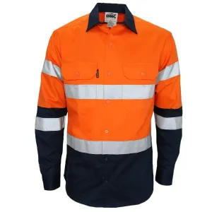 Dnc Workwear Hi-vis 2-tone Bio-motion Taped Shirt - 3976