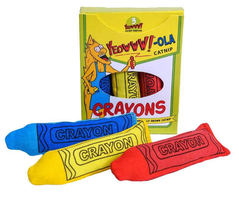 DuckyWorld Products, Inc YEOWWW!-OLA CATNIP CRAYONS