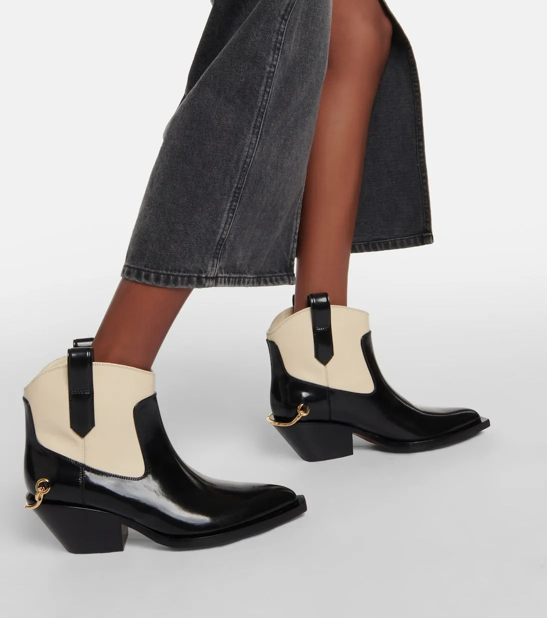 Duncan Zimmermann leather cowboy boots, black