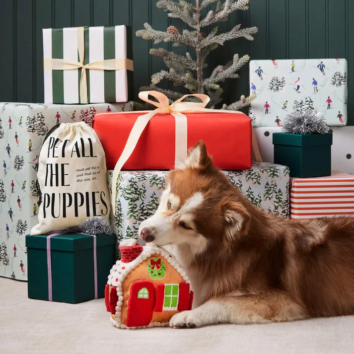 Foggy Dog Gingerbread House Interactive Snuffle Holiday Dog Toy