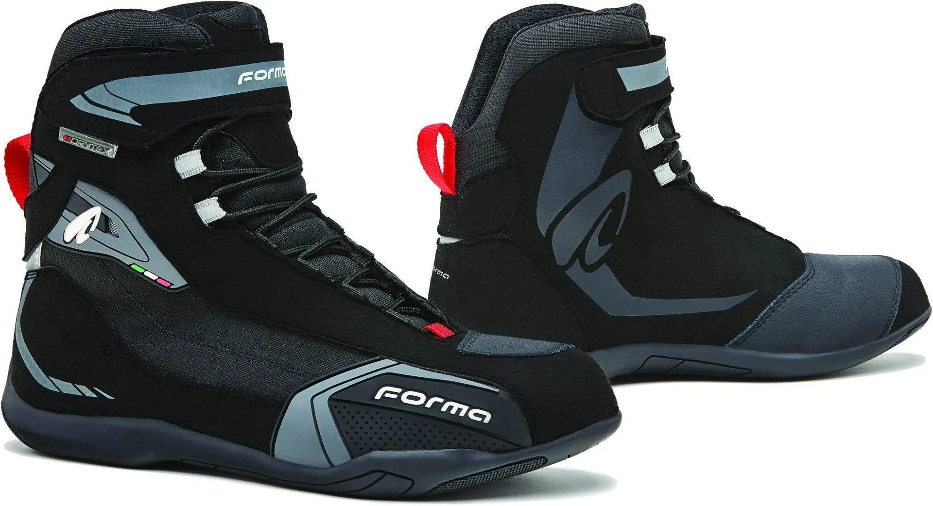 Forma Viper motorcycle boots, black/red/dark blue