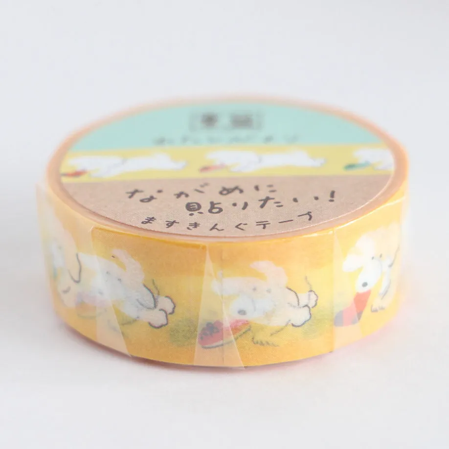 Furukawashiko Watashi-biyori Series Washi Tape - Dog with Slipper