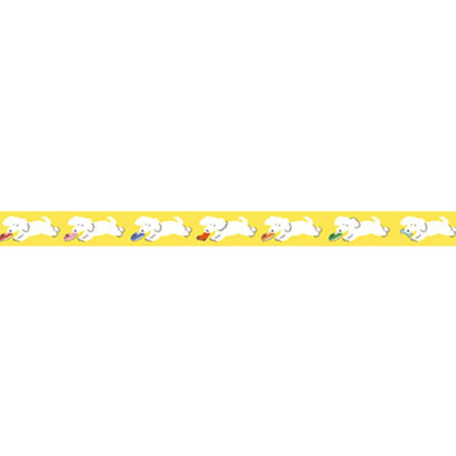 Furukawashiko Watashi-biyori Series Washi Tape - Dog with Slipper