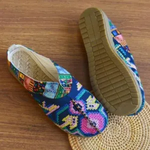 Geometric Colorful Cotton Shoes