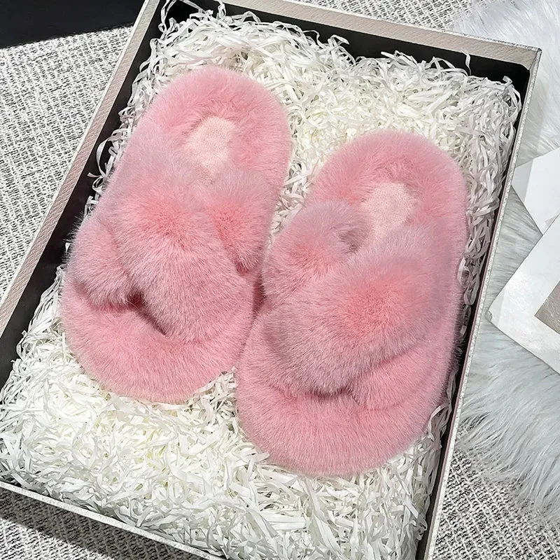Girl's Furry Slippers