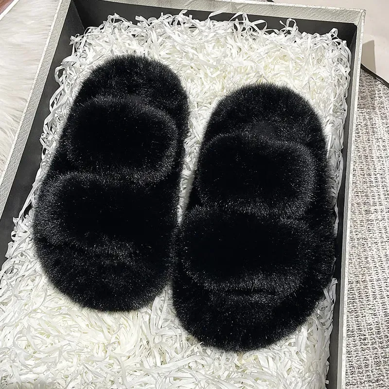 Girl's Furry Slippers