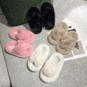 Girl's Furry Slippers