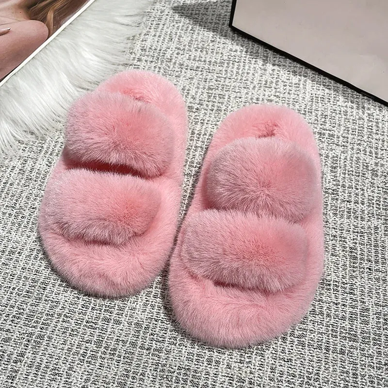 Girl's Furry Slippers