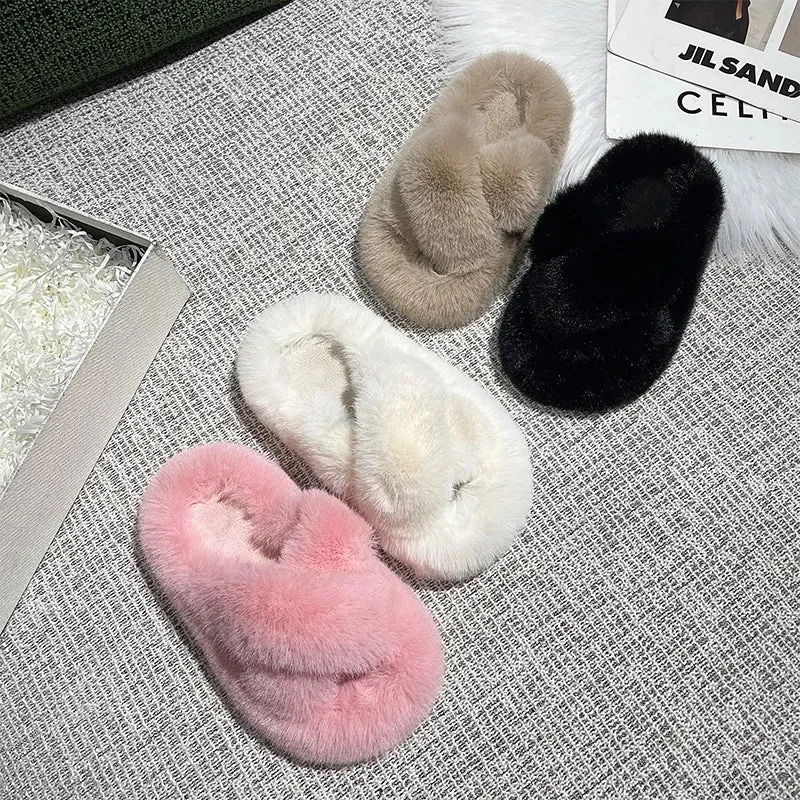 Girl's Furry Slippers