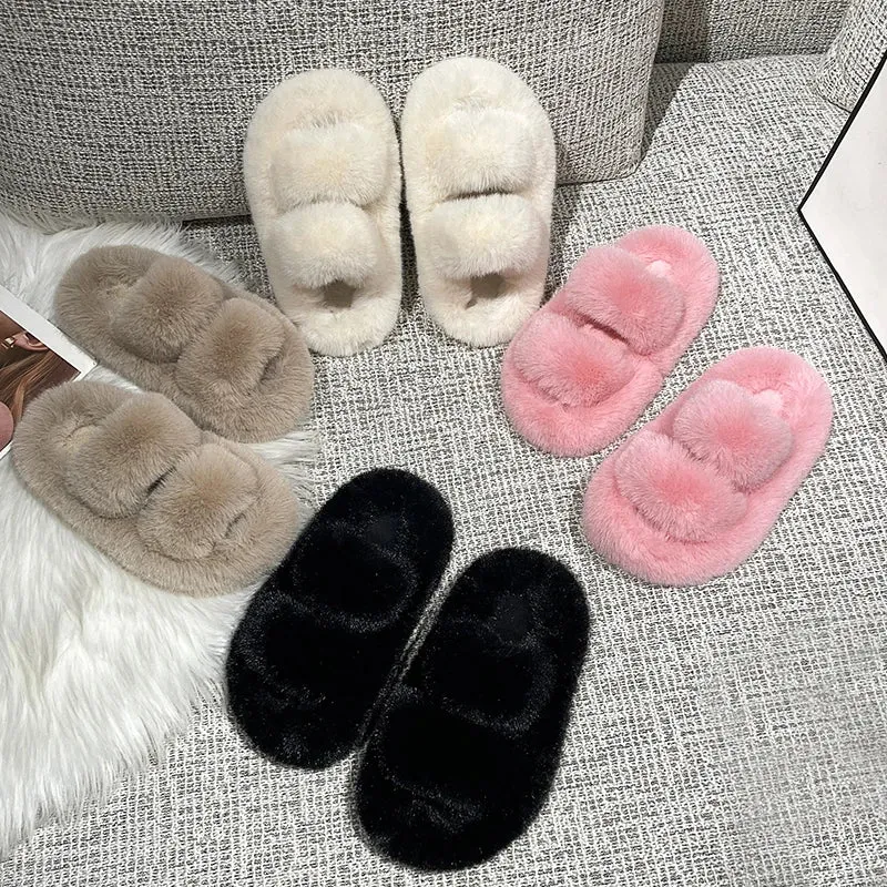 Girl's Furry Slippers