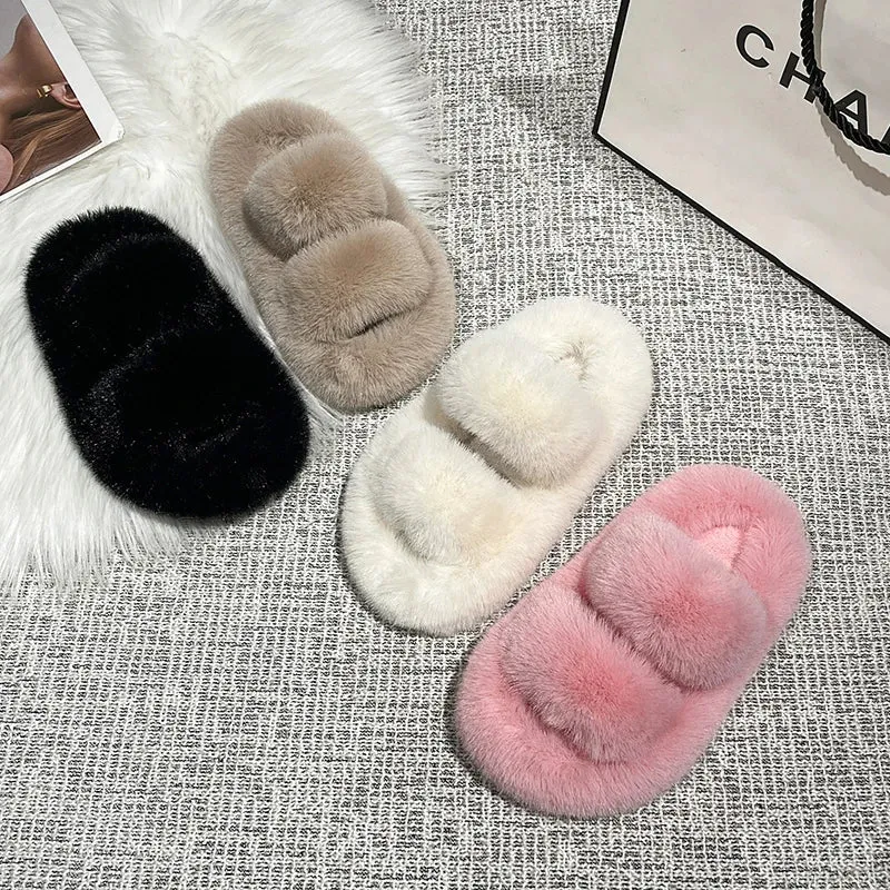 Girl's Furry Slippers