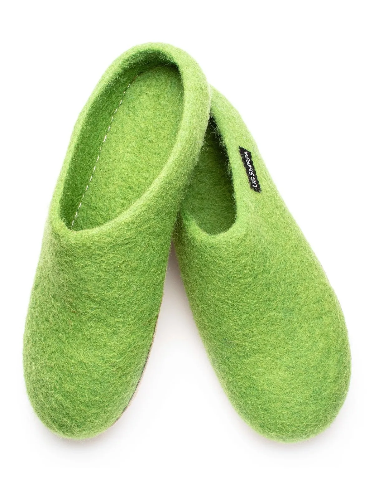 Green Sherpa Slippers | 909 SS-4