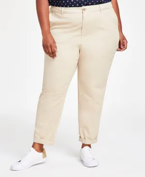 Hampton Plus Size TH Flex Tommy Hilfiger Chinos, Khaki