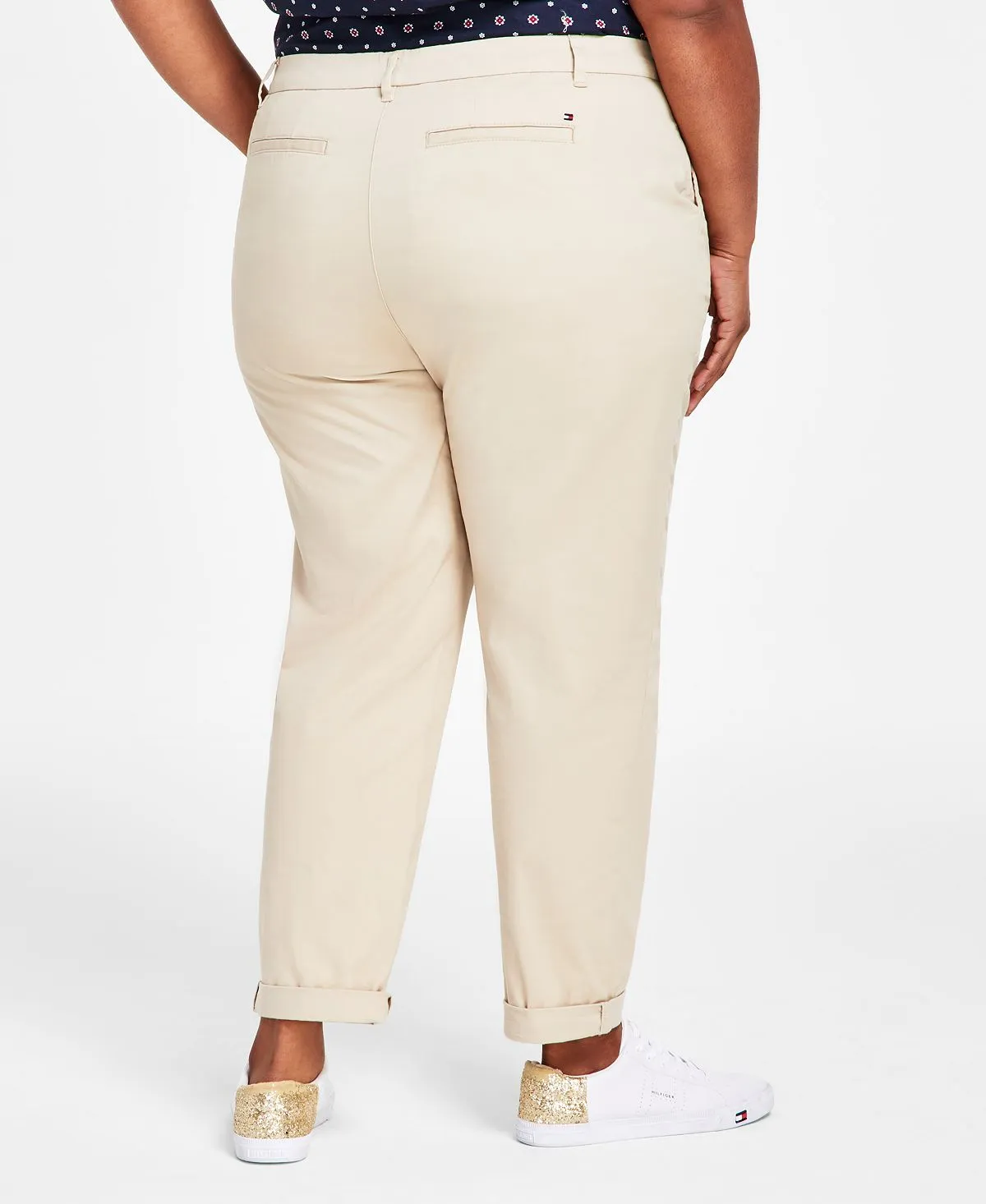 Hampton Plus Size TH Flex Tommy Hilfiger Chinos, Khaki