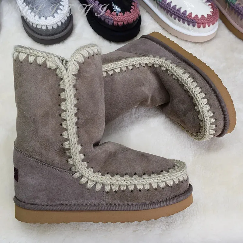Handmade Plush Snow Boots