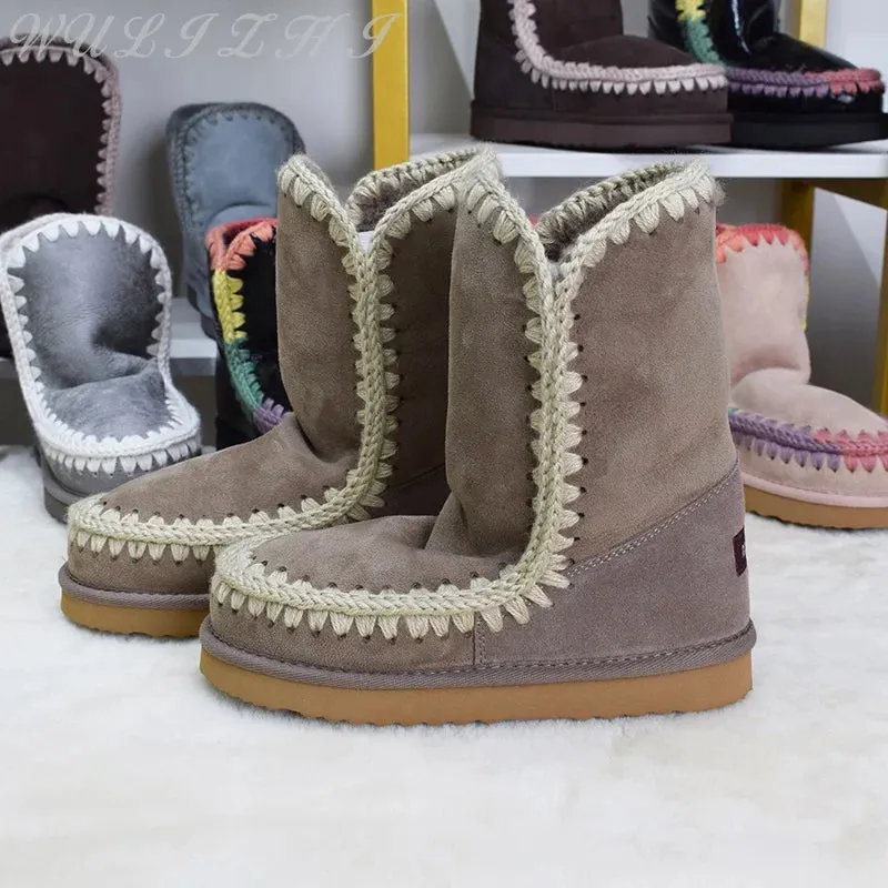 Handmade Plush Snow Boots