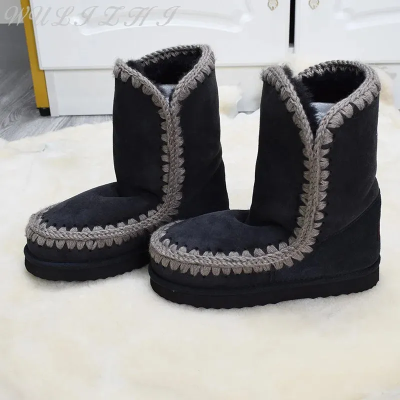 Handmade Plush Snow Boots