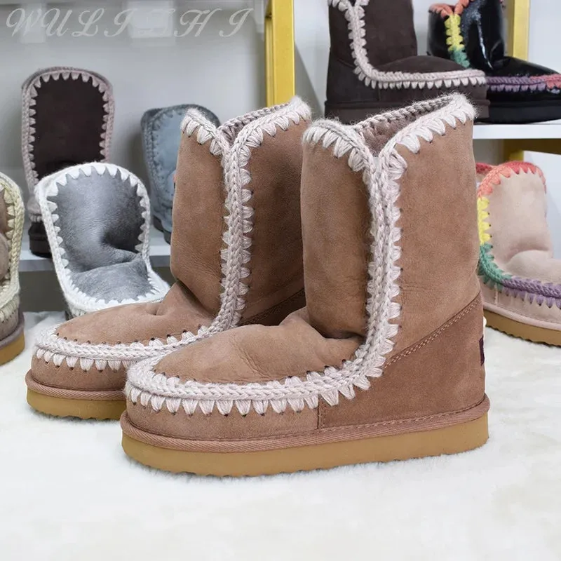 Handmade Plush Snow Boots