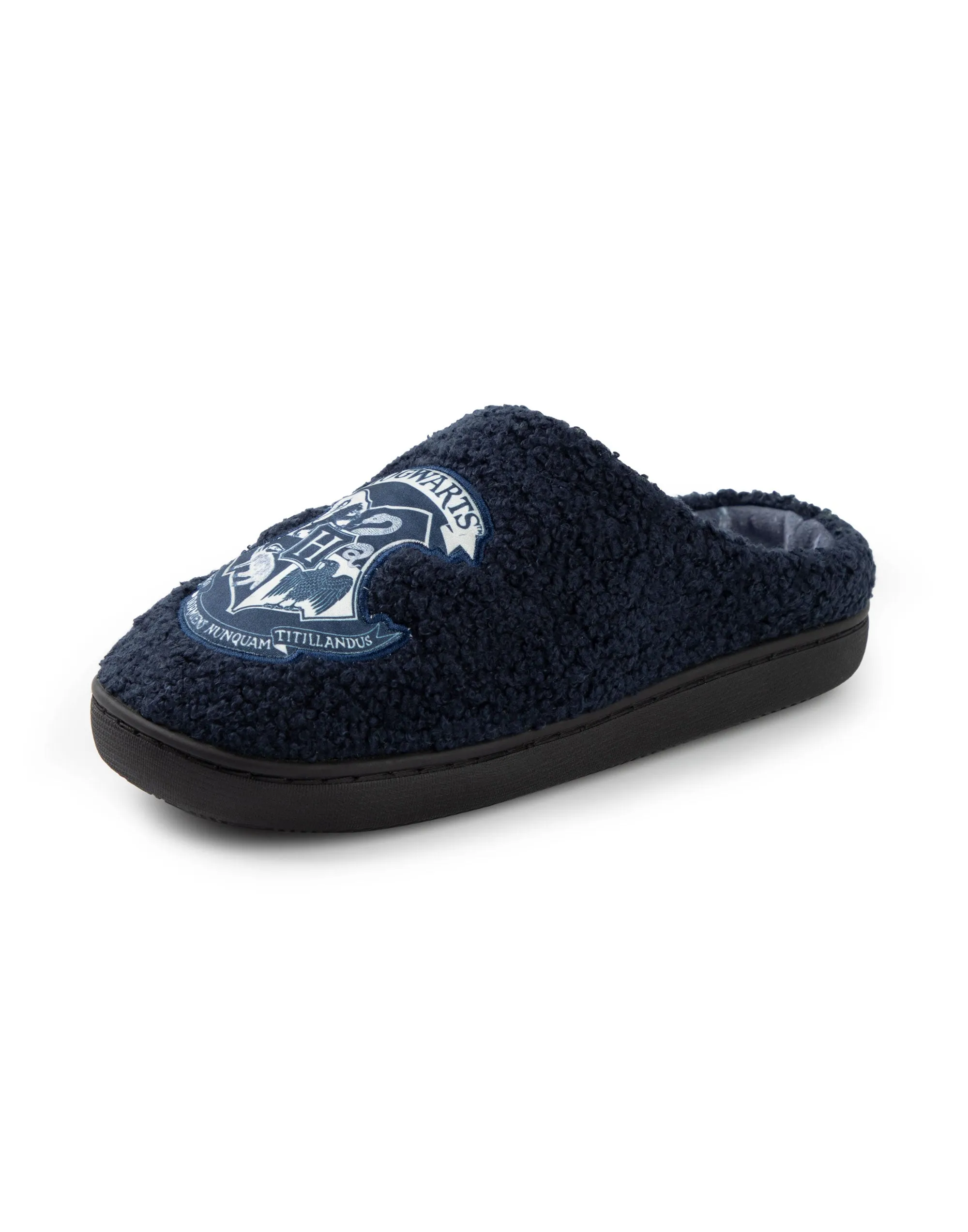 Harry Potter Hogwarts Womens Blue Mule Slippers