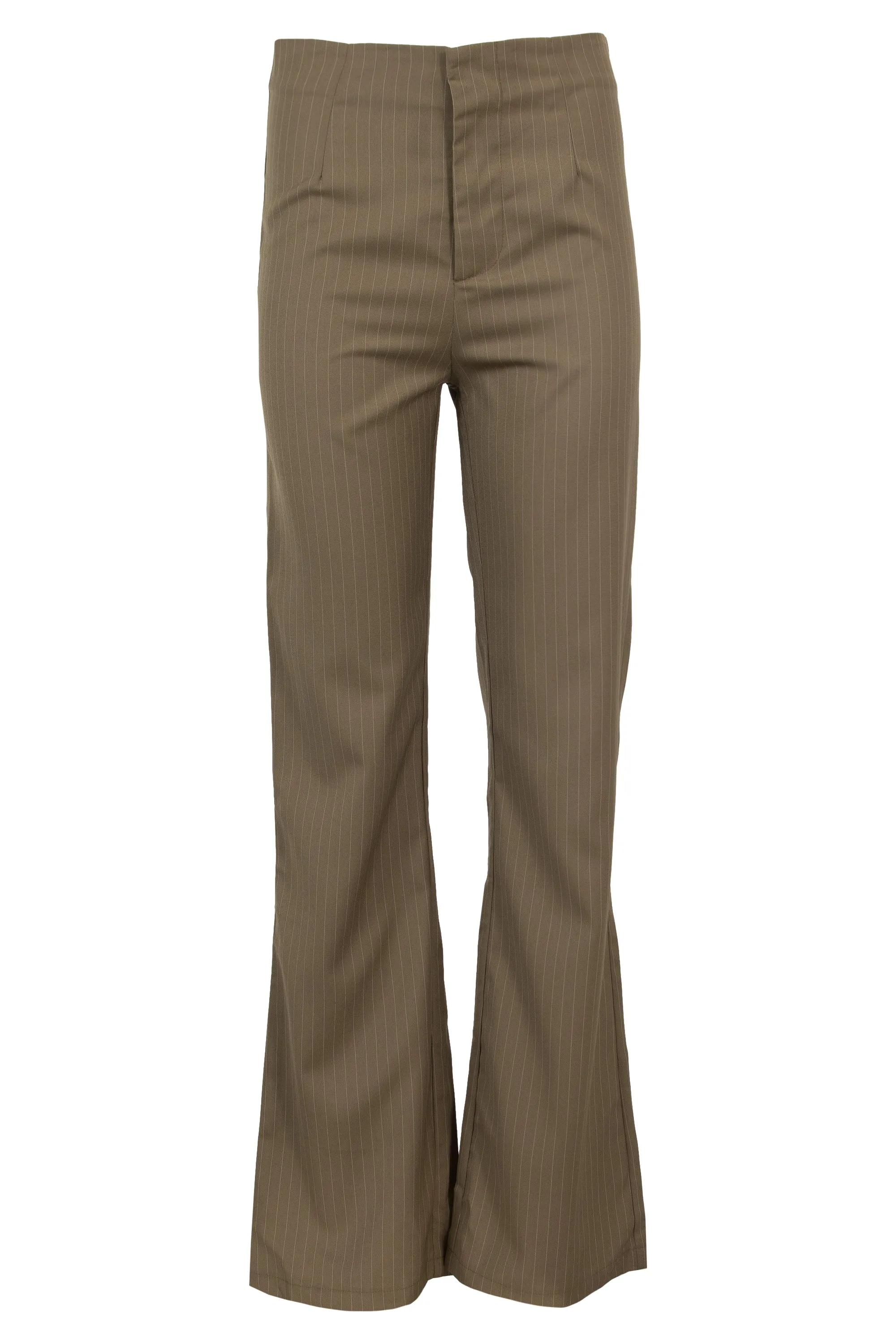 Heartbreak Fit and Flare Trousers in Khaki
