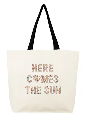 Here Comes The Sun Confetti Bead Tote