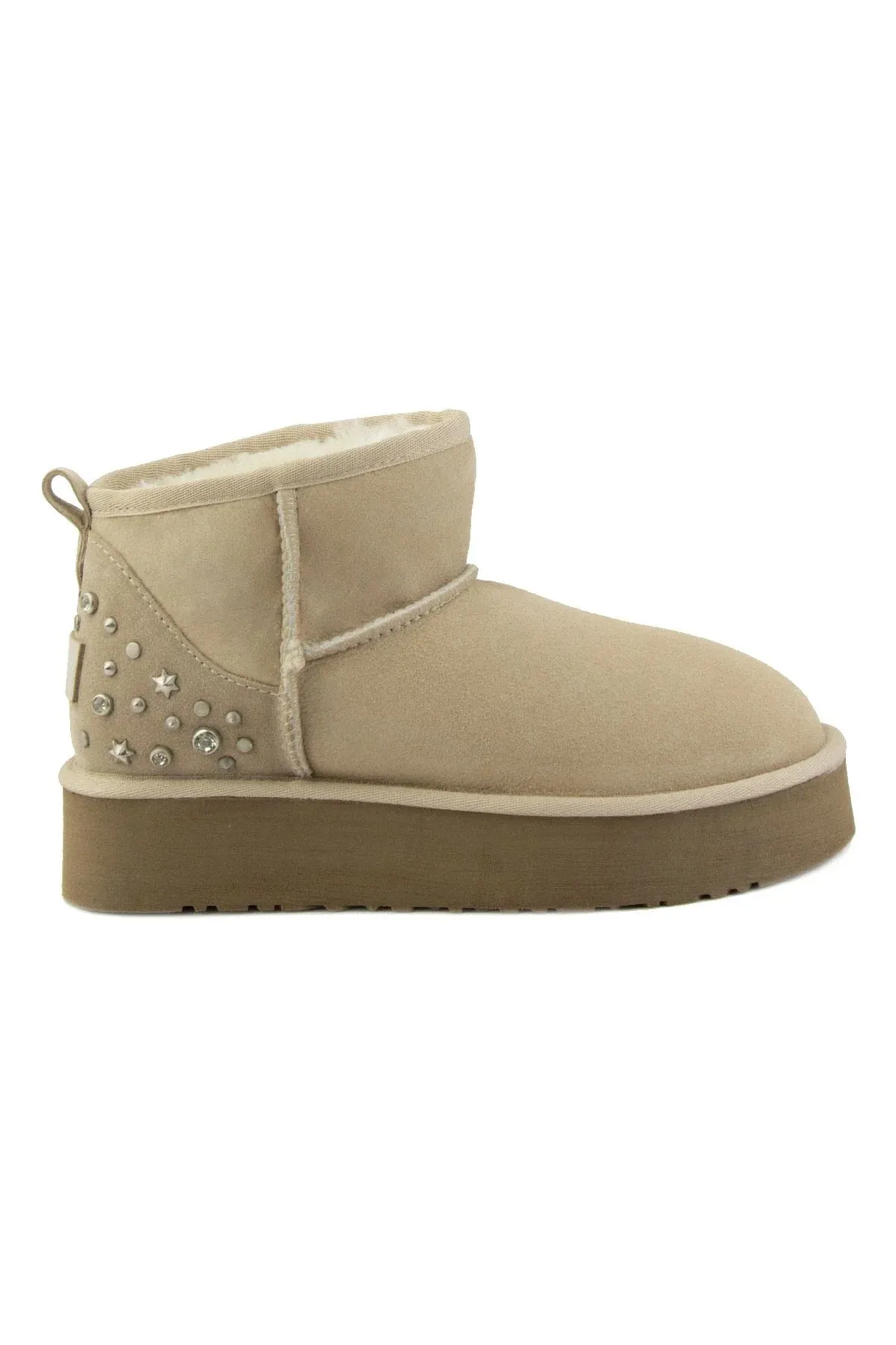 High Sole Stone Ugg Boots 191302 Beige