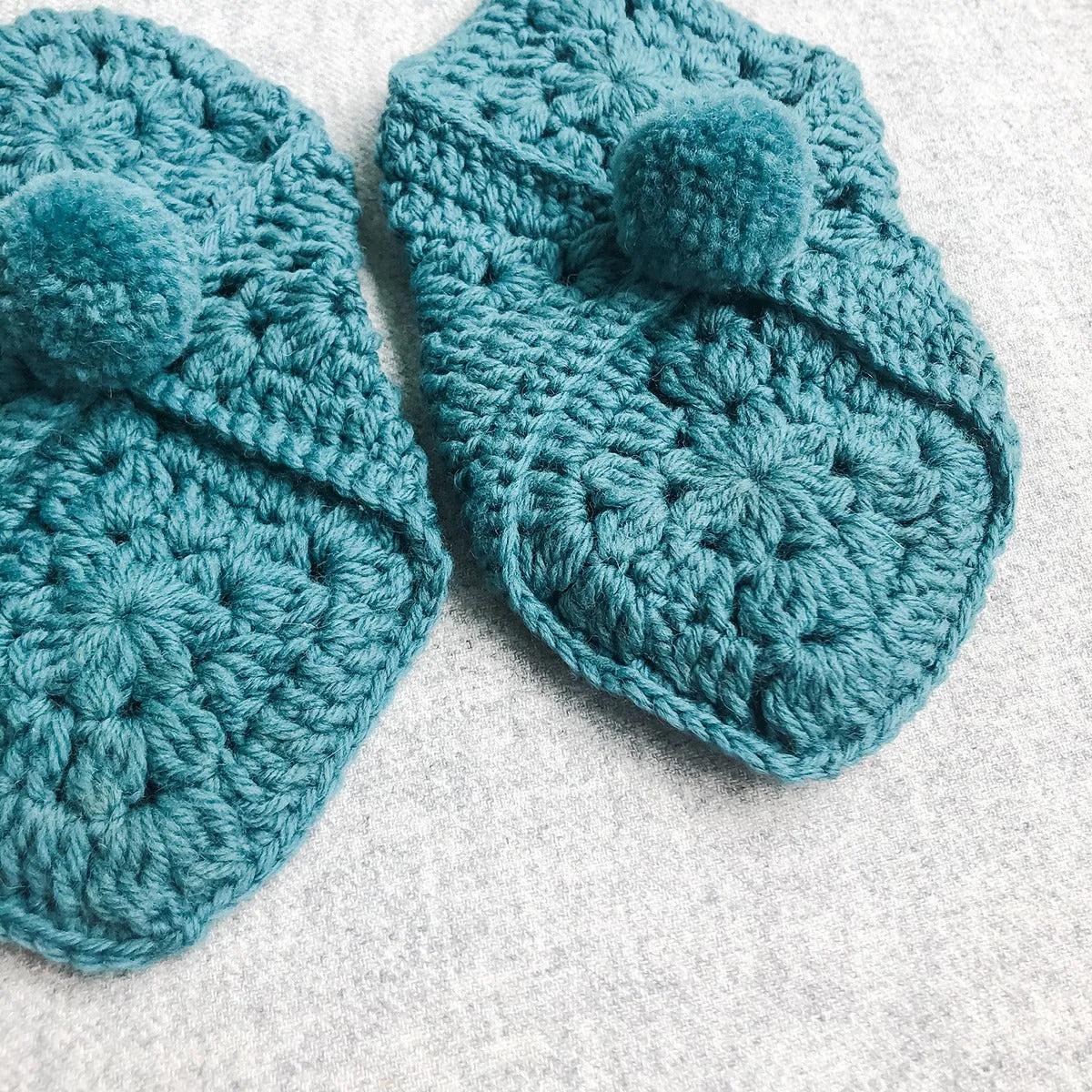 Hosta Slippers Crochet Pattern