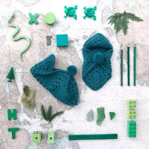Hosta Slippers Crochet Pattern