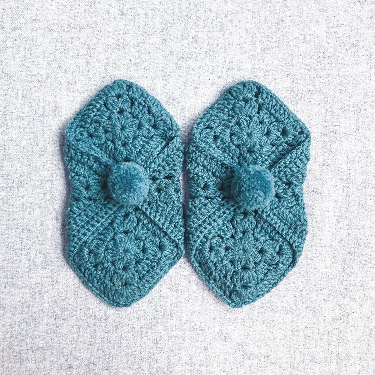 Hosta Slippers Crochet Pattern
