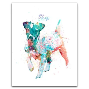 Jack Russell Watercolor Print