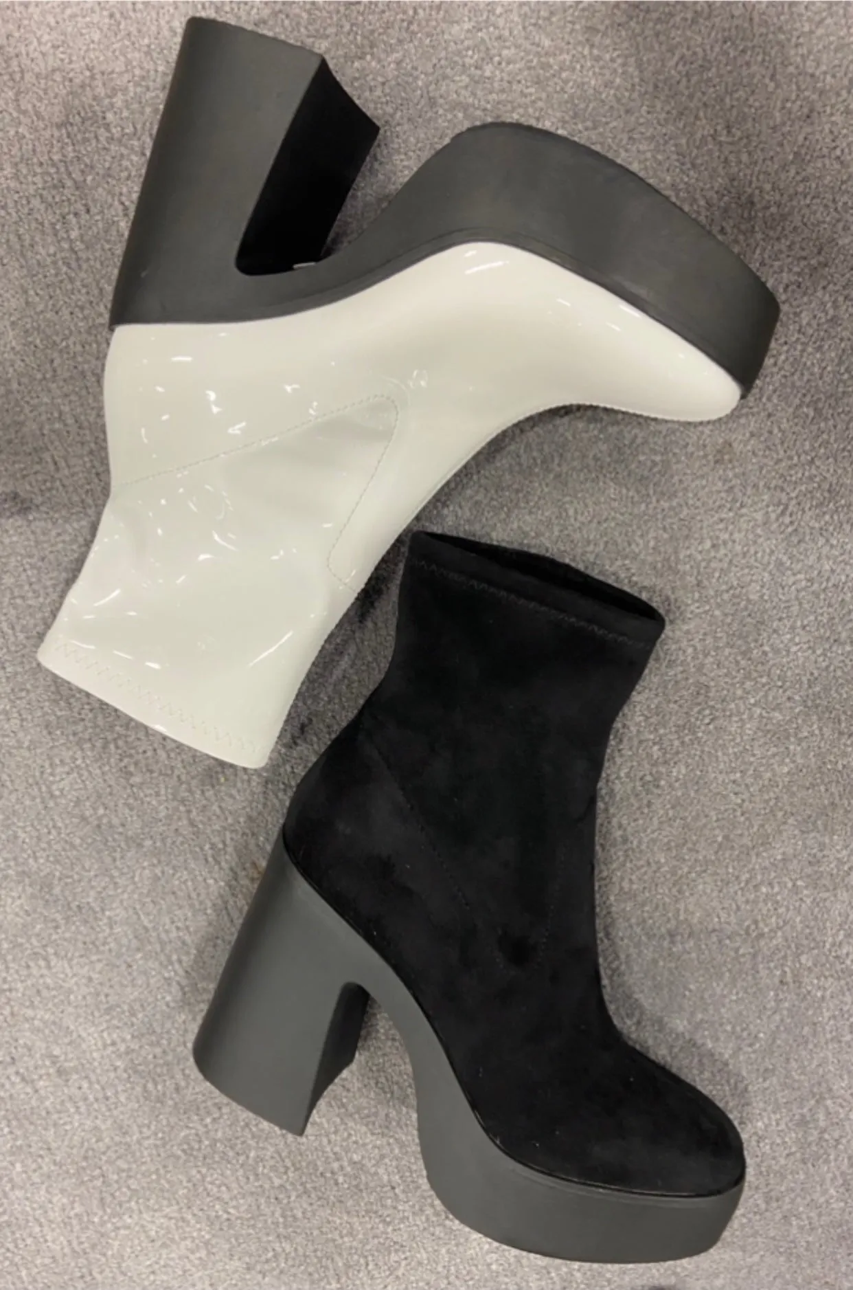 Jet Set Boot | White Patent
