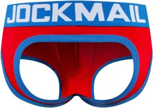 JOCKMAIL Mens Jockstrap Cotton Briefs Breathable Athletic Underwear for Athletic Supporter
