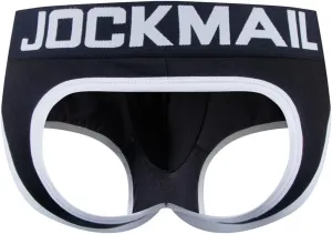 JOCKMAIL Mens Jockstrap Cotton Briefs Breathable Athletic Underwear for Athletic Supporter