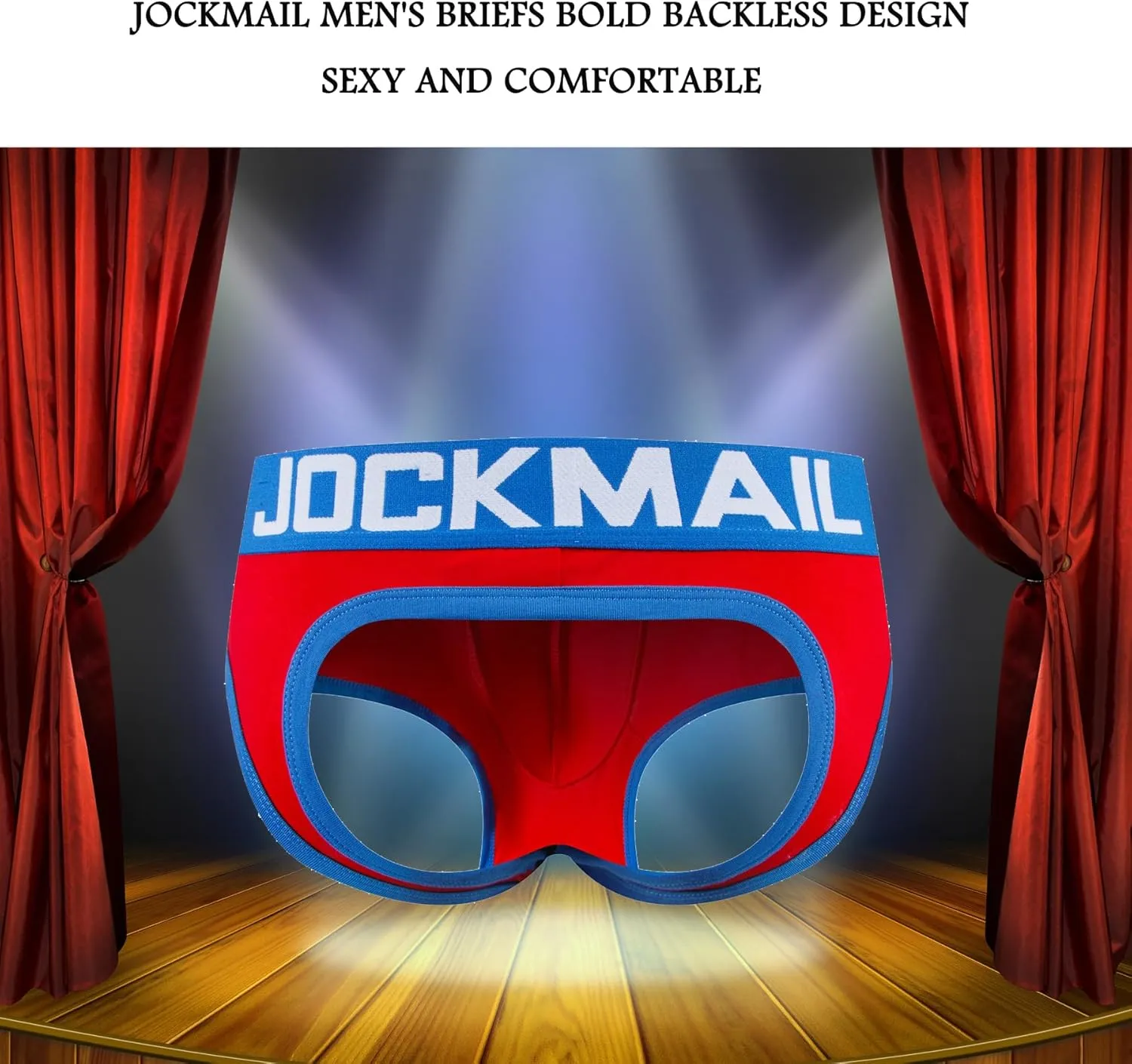 JOCKMAIL Mens Jockstrap Cotton Briefs Breathable Athletic Underwear for Athletic Supporter