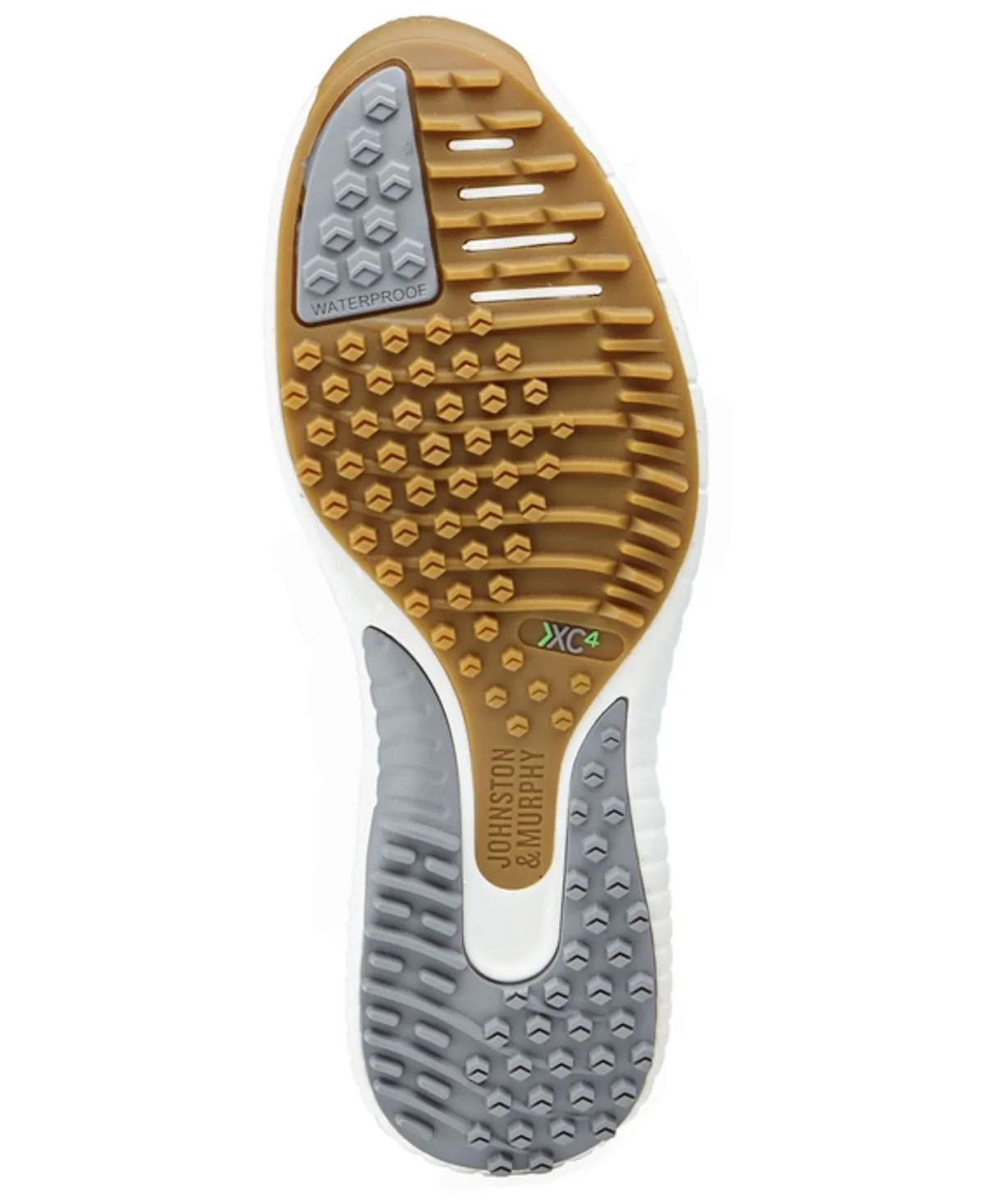 Johnston & Murphy Men's H2 Luxe Hybrid Saddle XC4 Waterproof Golf Shoes Multi