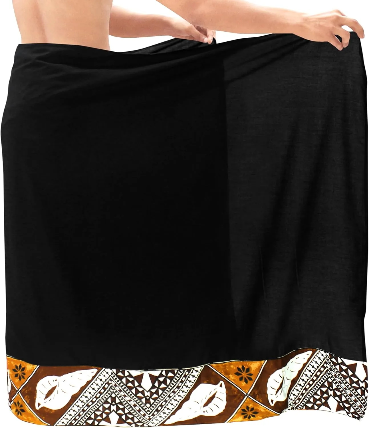 LA LEELA Men's Swimwear Cover Up Summer Pareo Sarong