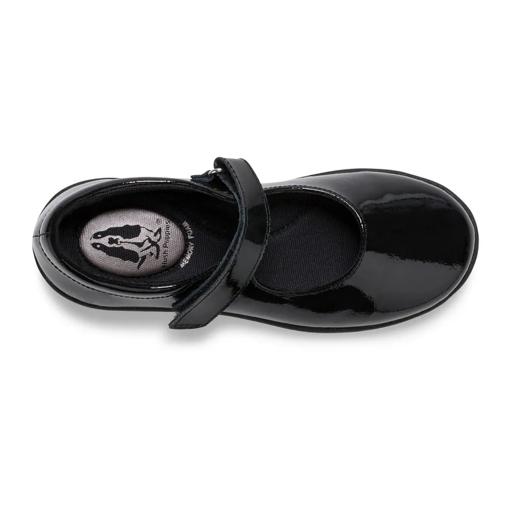 Lexi Kid's Leather Mary Jane - Black Patent