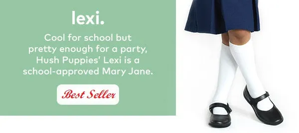 Lexi Kid's Leather Mary Jane - Black Patent
